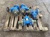 UNUSED 4x 3" Drinking Water Gate Valves - Blue