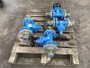 UNUSED 4x 3" Drinking Water Gate Valves - Blue - 3