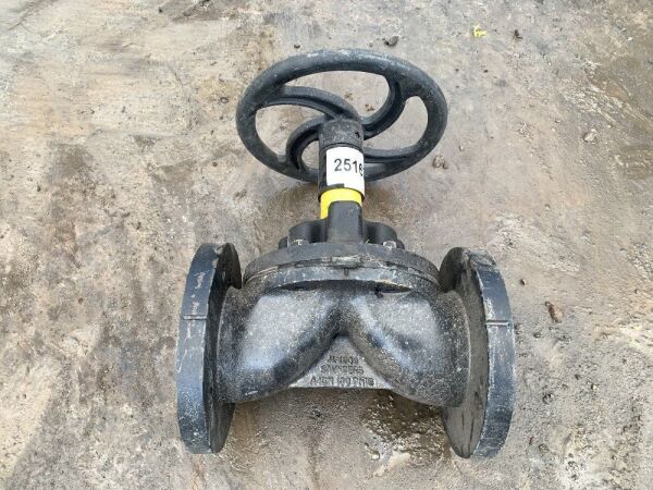 UNRESERVED Saunders Crane 3" Gate Valve/Wheel - Black