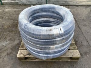 UNUSED 5x 25m Rolls 1"-5" Christelleo Food Grade Clear Hose