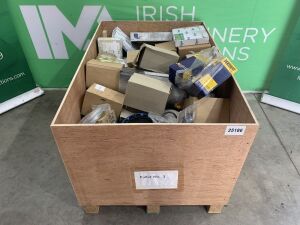 Large Crate Of Unused Machinery Parts & Filters