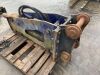 Large Blue Hydraulic Rock Breaker - 5