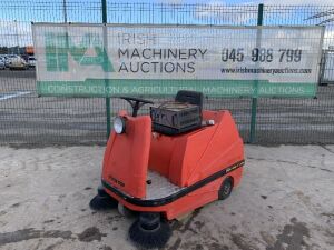 Stolzenberg T-T Twin Top Ride On Sweeper/Scrubber c/e Charger