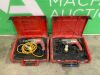 2 x Milwaukee 110v Drills & Box