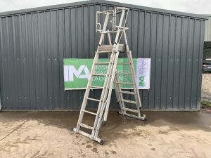 Youngman 7 To 9 Step Extendable Podium Ladder