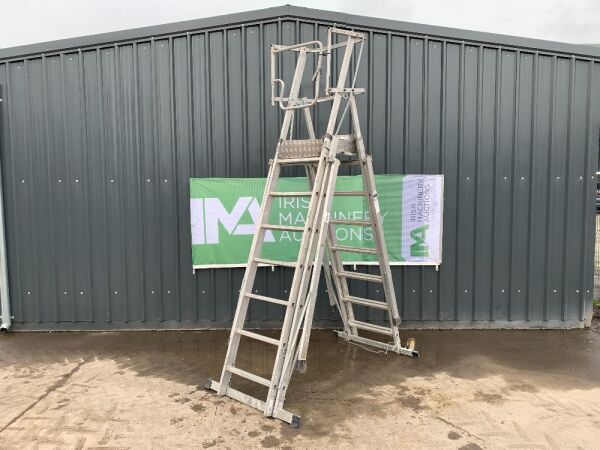 Youngman 7 To 9 Step Extendable Podium Ladder