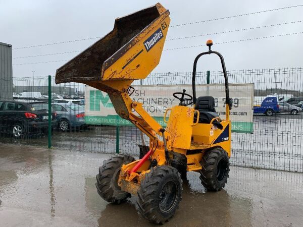 UNRESERVED 2005 Thwaites 1T High Tip Hydrostatic Site Dumper