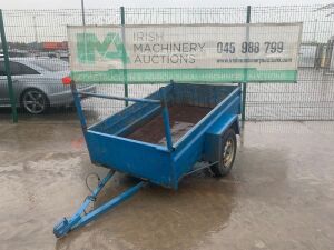 Blue 6x4 Car Trailer