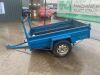 Blue 6x4 Car Trailer - 2