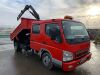 UNRESERVED 2009 Mitsubishi Canter 6C15GW Euro 4 Crew Cab Tipper & Crane - 6