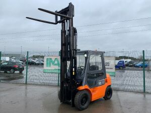 2005 Toyota 7FDF25 2.5T Diesel Forklift