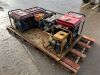 UNRESERVED Selection of Generators & 1 x Water Pump On Pallet - 4