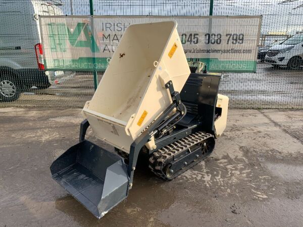 UNRESERVED/UNUSED Haner Tracked Pedestrian Hi-Tip Self Loading Dumper