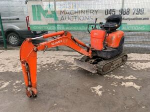 UNRESERVED 2007 Kubota U10-3 1T Mini Excavator