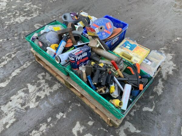 UNRESERVED Pallet Of Misc Tools & Equipment