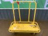 UNRESERVED Yellow Portable Panel Trolley - 2