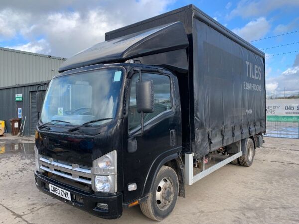 2011 Isuzu Forwarder 75.190 Auto Curtainsider c/w Tail Lift