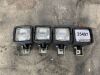 UNRESERVED 4 x Genuine Volvo Work Lights