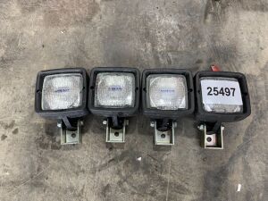 UNRESERVED 4 x Genuine Volvo Work Lights