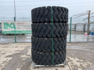 UNRESERVED/UNUSED 4 Of 23.5 x 25 x 24 Tyres