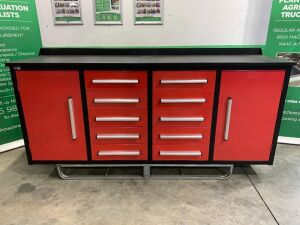 UNRESERVED/UNUSED Steelman 7ft Workbench