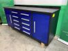 UNRESERVED/UNUSED Steelman 7ft Workbench - 2