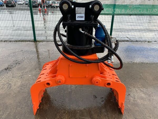 UNUSED HMB-RG45 Hydraulic Rotating Selector Grab To Suit 5T-7T (45mm Pins)