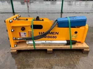 UNUSED HMB-680 Silenced Hydraulic Breaker To Suit 5T-7T