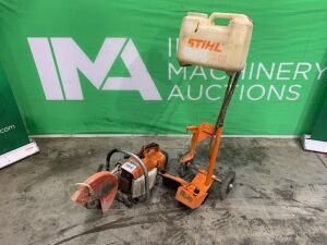 Stihl TS400 Petrol Consaw & Stihl Consaw Trolley