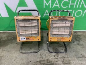 2 x 110v Ceramic Heaters