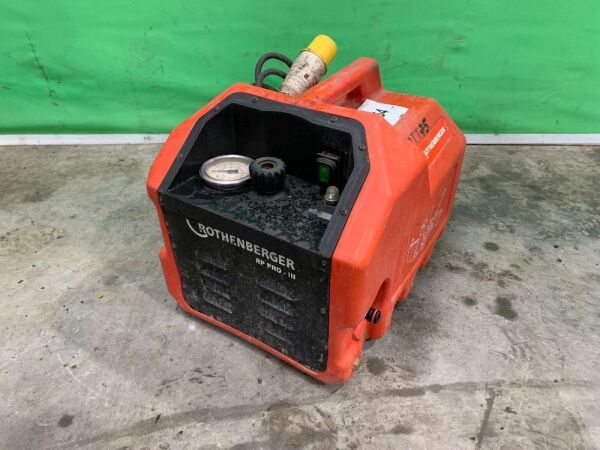 Rothenberger 110v Pressure Tester