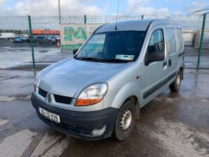 UNRESERVED 2005 Renault Kangoo 2 1.5 70 DCI 4D