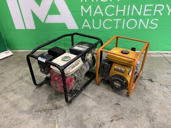 UNRESERVED Honda Petrol Generator & Robin Petrol Water Pump