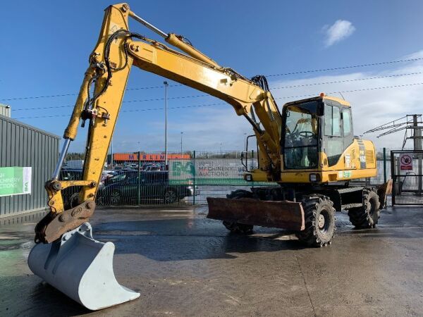 2007 Komatsu PW160-7 Wheeled Excavator