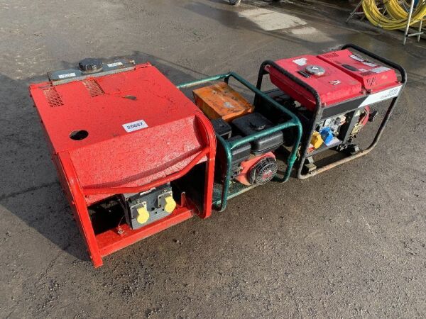 Honda Petrol Generator, Red Diesel Generator & Key Start Diesel Generator