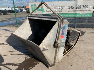 UNRESERVED Eichinger 1000L Concrete Skip c/w Chute