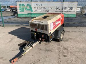 UNRESERVED 2012 Ingersoll-Rand 731E Fast Tow Diesel Two Tool Air Compressor & Generator