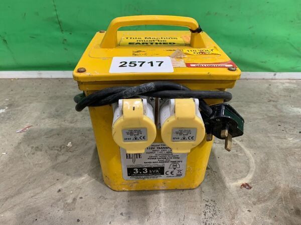 UNRESERVED Elite 3.3KVA 220V/110V Portable Transformer