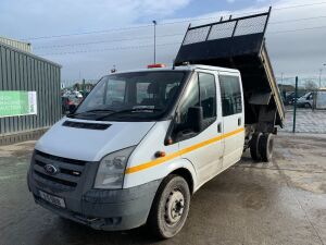 2011 Ford Transit T350L Crew Cab Twin Wheel Tipper