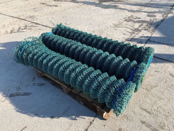 3 x Rolls Of Chain Link Fencing