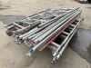 Compact Aluminium Scaffold Tower c/w Sides, Boards & Cross Bars - 4