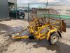 Single Axle Fast Tow Hydraulic Cable Reel Trailer - 2