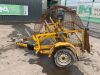 Single Axle Fast Tow Hydraulic Cable Reel Trailer - 3