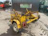 Single Axle Fast Tow Hydraulic Cable Reel Trailer - 4