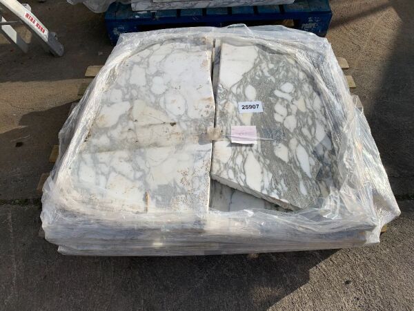 Marble Selection - 6 x (940mm x 110mm x 40mm) & 3 x (940mm x 110mm x 25mm)