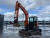 2017 Doosan DX85R-3 Zero Tail 8.6T Excavator c/w 3 x Geith Buckets - 2