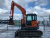 2017 Doosan DX85R-3 Zero Tail 8.6T Excavator c/w 3 x Geith Buckets - 3