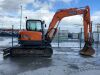 2017 Doosan DX85R-3 Zero Tail 8.6T Excavator c/w 3 x Geith Buckets - 5