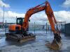 2017 Doosan DX85R-3 Zero Tail 8.6T Excavator c/w 3 x Geith Buckets - 7