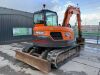 2017 Doosan DX85R-3 Zero Tail 8.6T Excavator c/w 3 x Geith Buckets - 9